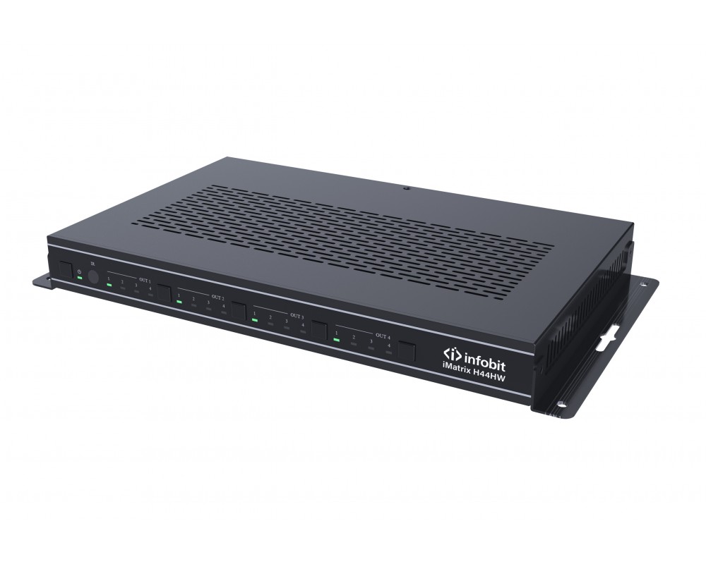 Бесподрывный матричный коммутатор Infobit iMatrix H44VAW HDMI 4×4